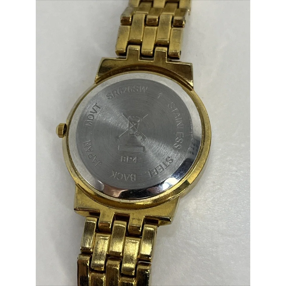 Avon Women's Watch Swarovski‎ Crystal Pave Dial Gold 6.75